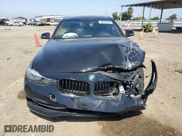 2016 BMW 3 Series 328i with VIN WBA8E9G57GNU28992, listed as a Copart auction lot 68224855 with 44,343 mi miles and Salvage title. Bid and sale history available at DreamBid. Image 5.