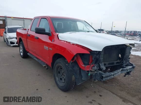 2013 Ram 1500 Tradesman with VIN 1C6RR7FT7DS677376, listed as a IAAI auction lot 41607265 with 265,519 mi miles and . Bid and sale history available at DreamBid. Image 1.