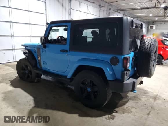 2017 Jeep Wrangler Willys Wheeler with VIN 1C4AJWAG3HL584372, listed as a Copart auction lot 85467294 with Not provided miles and Salvage title. Bid and sale history available at DreamBid. Image 2.