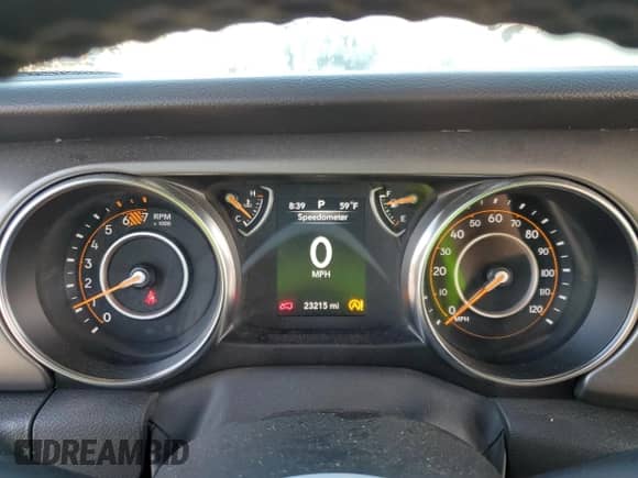 2022 Jeep Wrangler Unlimited Sport с VIN 1C4HJXDNXNW132525, выставлен на аукционе Copart как лот 72717044 с пробегом 23 215 миль миль и Списание • Salvage title. История ставок и продаж доступна на DreamBid. Изображение 9.