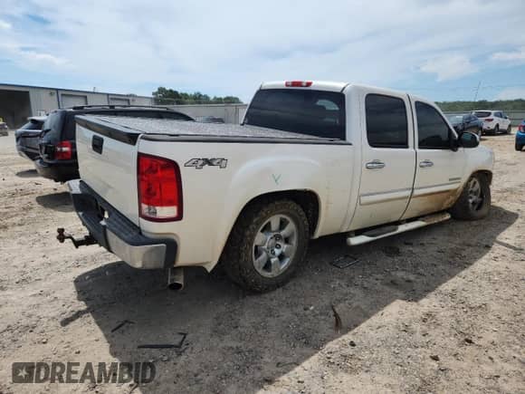2011 GMC Sierra 1500 SLT z VIN 3GTP2WE31BG346653, wystawiony jako Copart lot #62480455 z przebiegiem 162 771 mil mil oraz Szkoda całkowita • Salvage title. Historia ofert i sprzedaży dostępna na DreamBid. Obrazek 3.