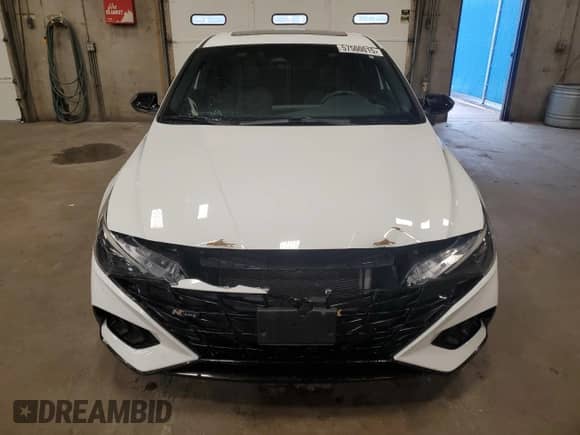 2021 Hyundai Elantra N Line z VIN KMHLR4AF2MU104884, wystawiony jako Copart lot #57500015 z przebiegiem 55 222 mil mil oraz Szkoda całkowita • Salvage title. Historia ofert i sprzedaży dostępna na DreamBid. Obrazek 5.