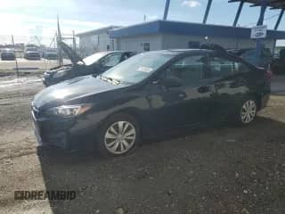 2017 Subaru Impreza with VIN 4S3GKAA68H3624348, listed as a Copart auction lot 71129305 with 104,263 mi miles and Salvage title. Bid and sale history available at DreamBid. Image 1.