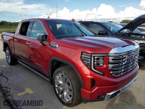 2023 GMC Sierra 1500 Denali with VIN 1GTPHGED6PZ293985, listed as a Copart auction lot 73732464 with Not provided miles and Non repairable. Bid and sale history available at DreamBid. Image 4.