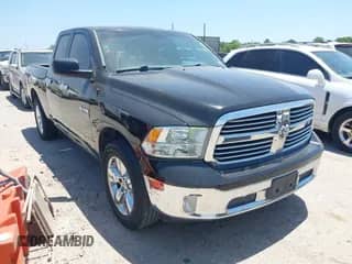 2014 Ram 1500 Big Horn z VIN 1C6RR6GG7ES129715, wystawiony jako IAAI lot #42250159 z przebiegiem 199 232 mil mil oraz . Historia ofert i sprzedaży dostępna na DreamBid. Obrazek 1.