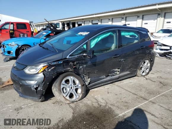 2017 Chevrolet Bolt EV LT с VIN 1G1FW6S00H4190856, выставлен на аукционе Copart как лот 52738725 с пробегом Не указан миль и Списание • Salvage title. История ставок и продаж доступна на DreamBid. Изображение 1.