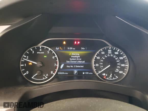 2021 Nissan Murano SL with VIN 5N1AZ2CS2MC132941, listed as a Copart auction lot 67628955 with 59,604 mi miles and Salvage title. Bid and sale history available at DreamBid. Image 9.