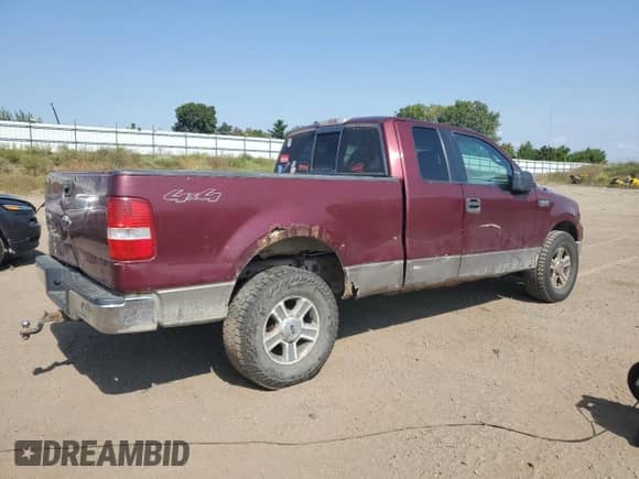 2005 Ford F-150 XLT with VIN 1FTPX14505FA06603, listed as a Copart auction lot 81442035 with 202,082 mi miles and Clean title. Bid and sale history available at DreamBid. Image 3.