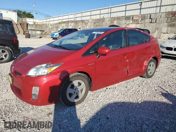 2011 Toyota Prius I z VIN JTDKN3DU4B0297723, wystawiony jako Copart lot #71358495 z przebiegiem 154 653 mil mil oraz Szkoda całkowita • Salvage title. Historia ofert i sprzedaży dostępna na DreamBid. Obrazek 1.