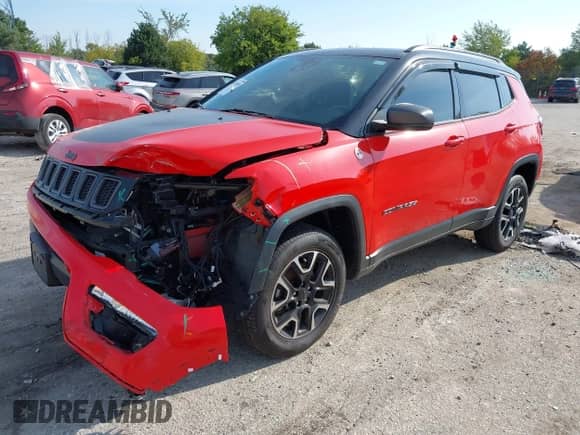 2021 Jeep Compass Trailhawk с VIN 3C4NJDDB5MT548056, выставлен на аукционе IAAI как лот 43213059 с пробегом 43 258 миль миль и . История ставок и продаж доступна на DreamBid. Изображение 17.