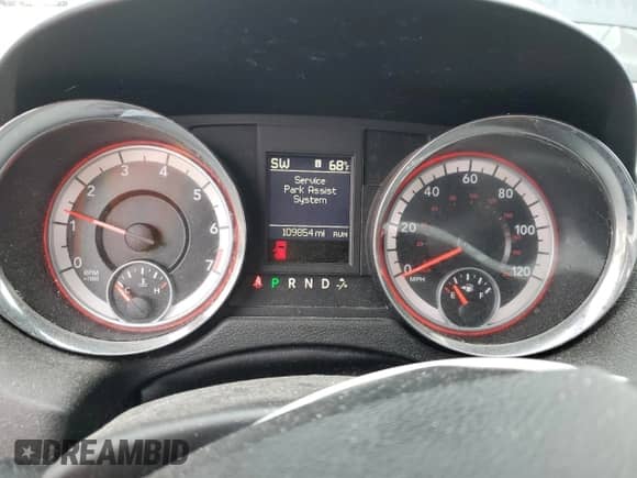 2014 Dodge Grand Caravan R/T with VIN 2C4RDGEG0ER214588, listed as a Copart auction lot 58978755 with 109,854 mi miles and Salvage title. Bid and sale history available at DreamBid. Image 9.