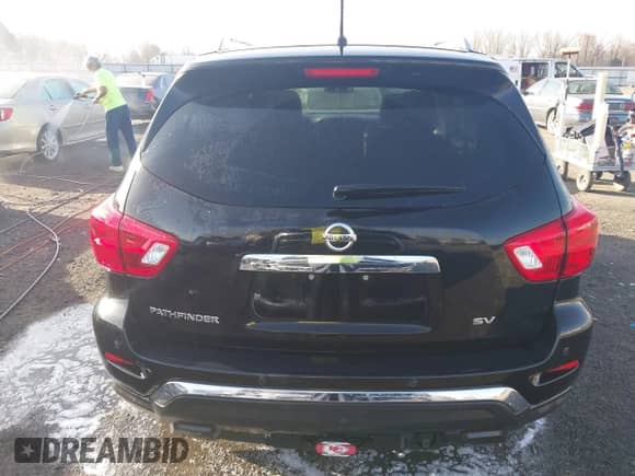 2018 Nissan Pathfinder S with VIN 5N1DR2MNXJC642696, listed as a IAAI auction lot 41803396 with 56,586 mi miles and . Bid and sale history available at DreamBid. Image 16.
