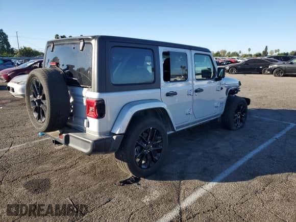 2023 Jeep Wrangler Sahara with VIN 1C4JJXP65PW696141, listed as a Copart auction lot 78364444 with 28,935 mi miles and Clean title. Bid and sale history available at DreamBid. Image 3.