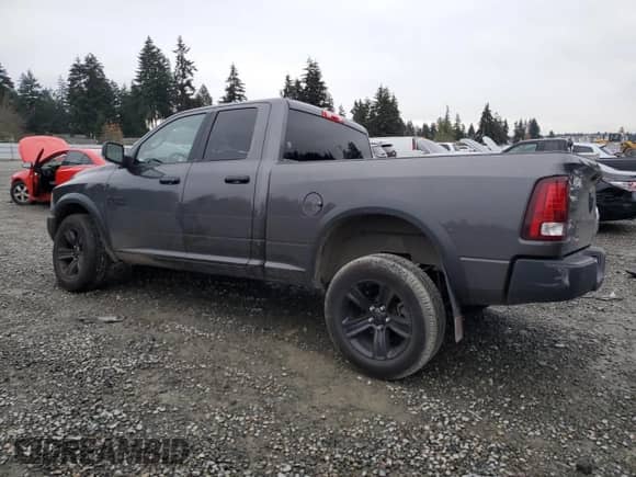 2023 Ram 1500 Warlock with VIN 1C6RR7GG0PS563337, listed as a Copart auction lot 81320564 with 8,047 mi miles and Salvage title. Bid and sale history available at DreamBid. Image 2.