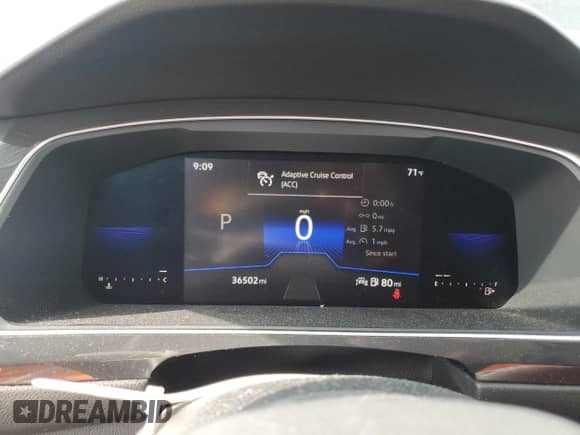 2022 Volkswagen Tiguan SE z VIN 3VV3B7AX4NM092408, wystawiony jako Copart lot #80062245 z przebiegiem 36 502 mil mil oraz Szkoda całkowita • Salvage title. Historia ofert i sprzedaży dostępna na DreamBid. Obrazek 9.