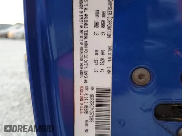 2004 Dodge Neon SXT z VIN 1B3ES56C74D571385, wystawiony jako Copart lot #84415084 z przebiegiem 135 561 mil mil oraz Szkoda całkowita • Salvage title. Historia ofert i sprzedaży dostępna na DreamBid. Obrazek 12.