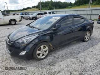2012 Hyundai Elantra GLS with VIN 5NPDH4AE0CH072531, listed as a Copart auction lot 66174705 with 280,529 mi miles and Salvage title. Bid and sale history available at DreamBid. Image 1.