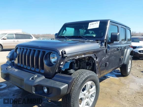 2022 Jeep Wrangler Unlimited Willys с VIN 1C4HJXDN1NW144112, выставлен на аукционе IAAI как лот 41867571 с пробегом 63 876 миль миль и . История ставок и продаж доступна на DreamBid. Изображение 2.