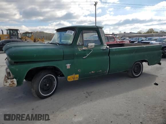 1964 Chevrolet Silverado 1500 z VIN 4C154J104361, wystawiony jako Copart lot #81961304 z przebiegiem 107 065 mil mil oraz Szkoda całkowita • Salvage title. Historia ofert i sprzedaży dostępna na DreamBid. Obrazek 1.