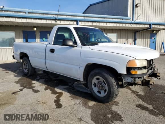 2001 GMC Sierra 1500 SL with VIN 1GTEC14W91Z281293, listed as a Copart auction lot 45154505 with 226,430 mi miles and Salvage title. Bid and sale history available at DreamBid. Image 4.