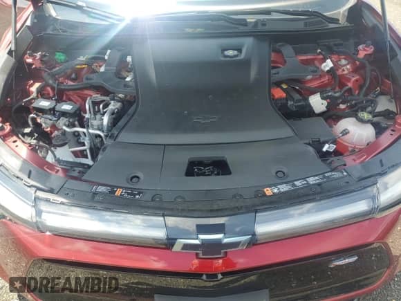 2024 Chevrolet Blazer EV eAWD RS z VIN 3GNKDCRJ4RS284871, wystawiony jako Copart lot #61724825 z przebiegiem 5 638 mil mil oraz Szkoda całkowita • Salvage title. Historia ofert i sprzedaży dostępna na DreamBid. Obrazek 12.