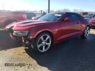 2018 Chevrolet Camaro 2SS с VIN 1G1FH3D76J0102697, выставлен на аукционе Copart как лот 87087434 с пробегом 75 868 миль миль и Списание • Salvage title. История ставок и продаж доступна на DreamBid. Изображение 1.