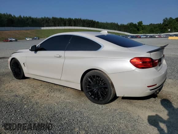 2016 BMW 4 Series 428i with VIN WBA3N7C53GK228861, listed as a Copart auction lot 59411375 with 110,762 mi miles and Salvage title. Bid and sale history available at DreamBid. Image 2.