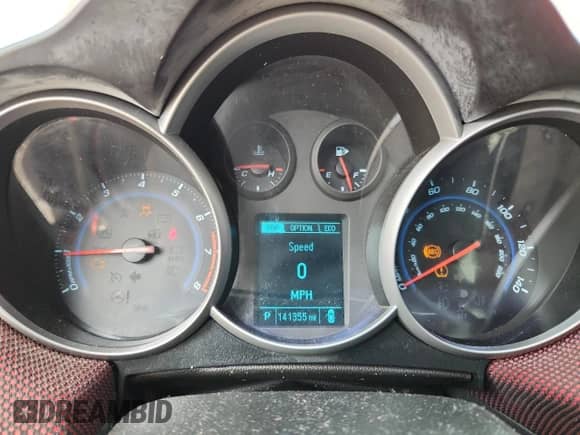 2014 Chevrolet Cruze ECO z VIN 1G1PH5SB9E7265865, wystawiony jako Copart lot #80091385 z przebiegiem 141 355 mil mil oraz Szkoda całkowita • Salvage title. Historia ofert i sprzedaży dostępna na DreamBid. Obrazek 9.