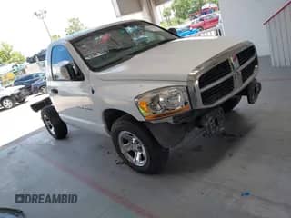 2006 Dodge 1500 ST z VIN 1D7HA16K66J191589, wystawiony jako IAAI lot #42583362 z przebiegiem 139 125 mil mil oraz . Historia ofert i sprzedaży dostępna na DreamBid. Obrazek 1.
