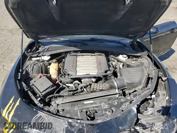 2018 Chevrolet Camaro 2SS z VIN 1G1FH3D73J0103533, wystawiony jako Copart lot #57606025 z przebiegiem 102 746 mil mil oraz Szkoda całkowita • Salvage title. Historia ofert i sprzedaży dostępna na DreamBid. Obrazek 11.