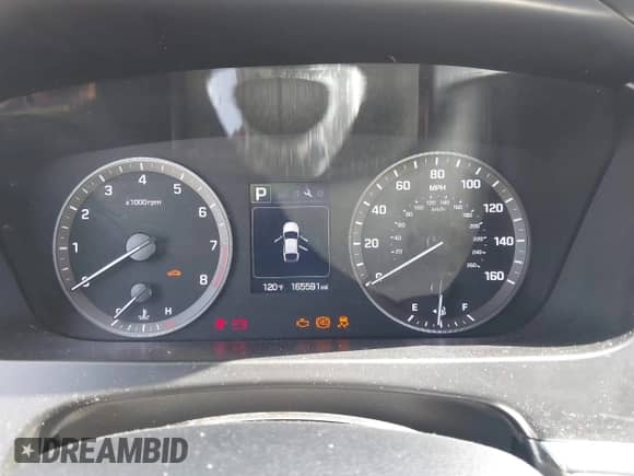 2015 Hyundai Sonata Limited z VIN 5NPE34AF3FH035960, wystawiony jako IAAI lot #42869784 z przebiegiem 165 591 mil mil oraz . Historia ofert i sprzedaży dostępna na DreamBid. Obrazek 7.