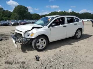 2008 Dodge Caliber SXT with VIN 1B3HB48BX8D786275, listed as a Copart auction lot 85390385 with 250,585 mi miles and Salvage title. Bid and sale history available at DreamBid. Image 1.