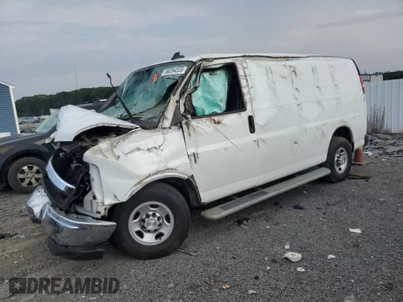 2021 Chevrolet Express Cargo с VIN 1GCWGAFP3M1259050, выставлен на аукционе Copart как лот 66394535 с пробегом Не указан миль и Списание • Salvage title. История ставок и продаж доступна на DreamBid. Изображение 1.