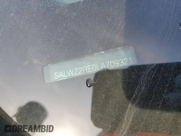 2020 Land Rover Range Rover Sport SVR with VIN SALWZ2RE0LA709321, listed as a Copart auction lot 62806954 with 61,821 mi miles and Salvage title. Bid and sale history available at DreamBid. Image 13.