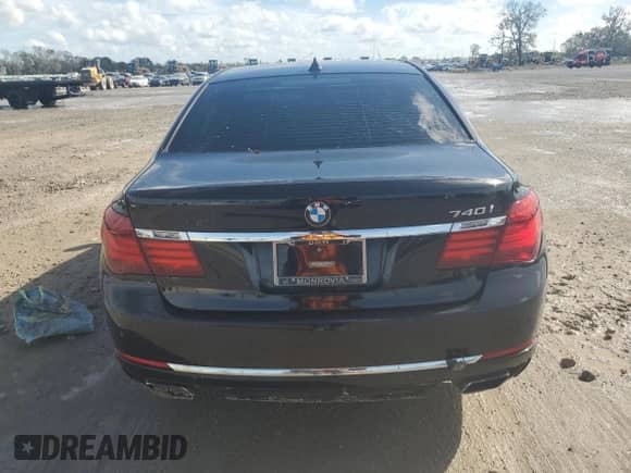2014 BMW 7 Series 740i с VIN WBAYA6C54ED144416, выставлен на аукционе Copart как лот 74846184 с пробегом Не указан миль и Списание • Salvage title. История ставок и продаж доступна на DreamBid. Изображение 6.