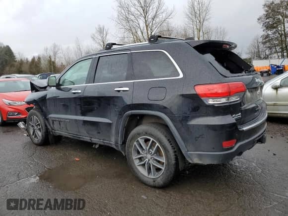 2018 Jeep Grand Cherokee Limited with VIN 1C4RJFBM2JC405378, listed as a Copart auction lot 45386175 with 121,959 mi miles and Salvage title. Bid and sale history available at DreamBid. Image 2.
