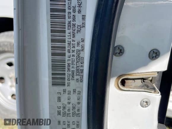 2019 Ram 1500 Tradesman с VIN 3C6RR7KT7KG564232, выставлен на аукционе Copart как лот 91186255 с пробегом 191 393 миль миль и Чистый • Clean title. История ставок и продаж доступна на DreamBid. Изображение 10.