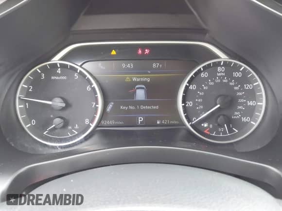 2018 Nissan Murano SV z VIN 5N1AZ2MG4JN154689, wystawiony jako IAAI lot #42287787 z przebiegiem 92 449 mil mil oraz . Historia ofert i sprzedaży dostępna na DreamBid. Obrazek 7.