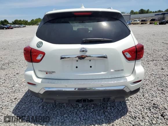 2019 Nissan Pathfinder Platinum with VIN 5N1DR2MNXKC592044, listed as a Copart auction lot 62324563 with 29,256 mi miles and Salvage title. Bid and sale history available at DreamBid. Image 6.