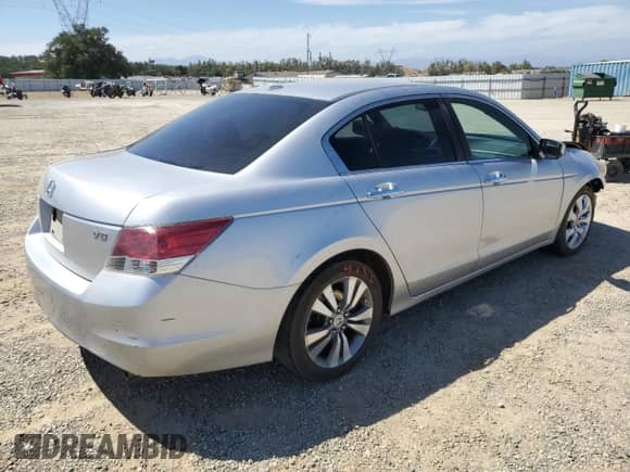 2009 Honda Accord EX-L with VIN 1HGCP36859A001452, listed as a Copart auction lot 65797135 with 190,913 mi miles and Salvage title. Bid and sale history available at DreamBid. Image 3.