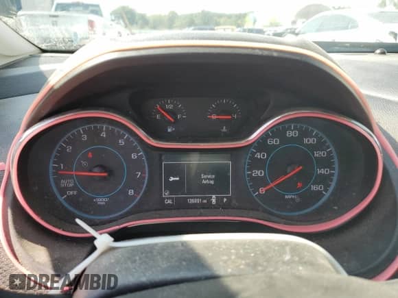 2017 Chevrolet Cruze LT with VIN 1G1BE5SM0H7178266, listed as a Copart auction lot 80570875 with 136,891 mi miles and Clean title. Bid and sale history available at DreamBid. Image 9.