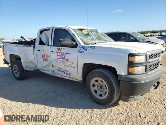 2014 Chevrolet Silverado 1500 Work Truck z VIN 1GCRCPEC2EZ193765, wystawiony jako Copart lot #77955414 z przebiegiem 187 148 mil mil oraz Szkoda całkowita • Salvage title. Historia ofert i sprzedaży dostępna na DreamBid. Obrazek 4.