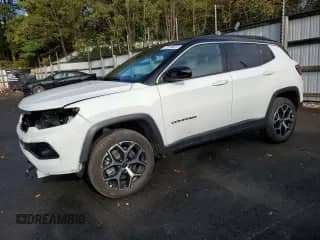 2025 Jeep Compass Limited с VIN 3C4NJDCN4ST615058, выставлен на аукционе Copart как лот 86493165 с пробегом 3 252 миль миль и Чистый • Clean title. История ставок и продаж доступна на DreamBid. Изображение 1.