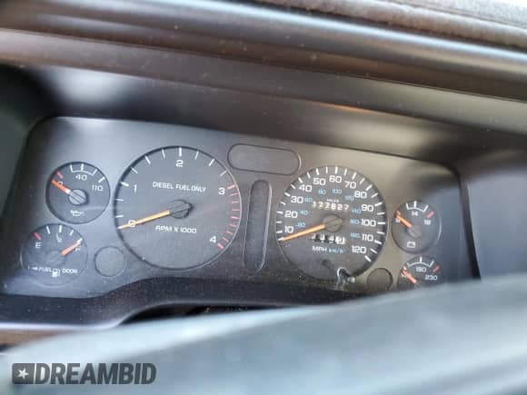 1997 Dodge 2500 with VIN 3B7KF23D1VG800097, listed as a Copart auction lot 50577455 with 177,627 mi miles and Salvage title. Bid and sale history available at DreamBid. Image 9.