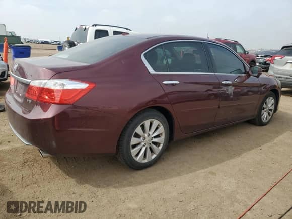 2014 Honda Accord EX-L with VIN 1HGCR3F80EA034718, listed as a Copart auction lot 69435015 with 79,622 mi miles and Clean title. Bid and sale history available at DreamBid. Image 3.