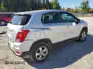2018 Chevrolet Trax LS with VIN KL7CJNSB4JB715484, listed as a Copart auction lot 81967585 with 92,554 mi miles and Salvage title. Bid and sale history available at DreamBid. Image 3.