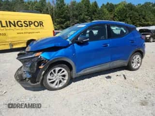 2022 Chevrolet Bolt EUV LT with VIN 1G1FY6S00N4106850, listed as a Copart auction lot 71030465 with Not provided miles and Salvage title. Bid and sale history available at DreamBid. Image 1.