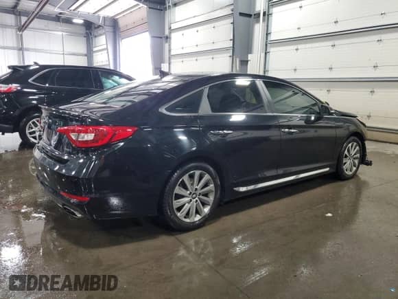 2017 Hyundai Sonata Sport z VIN 5NPE34AF2HH528094, wystawiony jako Copart lot #83848635 z przebiegiem 114 868 mil mil oraz Szkoda całkowita • Salvage title. Historia ofert i sprzedaży dostępna na DreamBid. Obrazek 3.