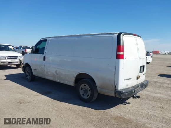 2003 Chevrolet Express Cargo with VIN 1GCGG25V931106262, listed as a IAAI auction lot 41697903 with Not provided miles and . Bid and sale history available at DreamBid. Image 3.