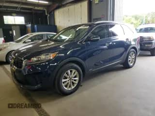 2019 Kia Sorento LX with VIN 5XYPGDA30KG438539, listed as a Copart auction lot 81246575 with 112,421 mi miles and Clean title. Bid and sale history available at DreamBid. Image 1.